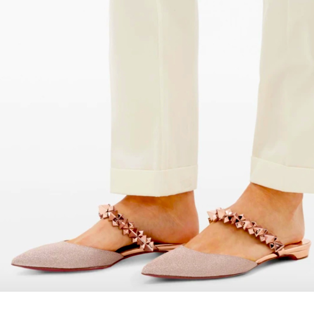 Christian Louboutin Planet Choc Flat Mini Mules